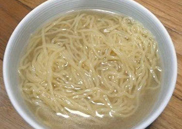 How to Prepare Ultimate Easy Salt Flavored Soup for Ramen