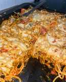 Μακαρονάδα φούρνου με λουκάνικο🍝