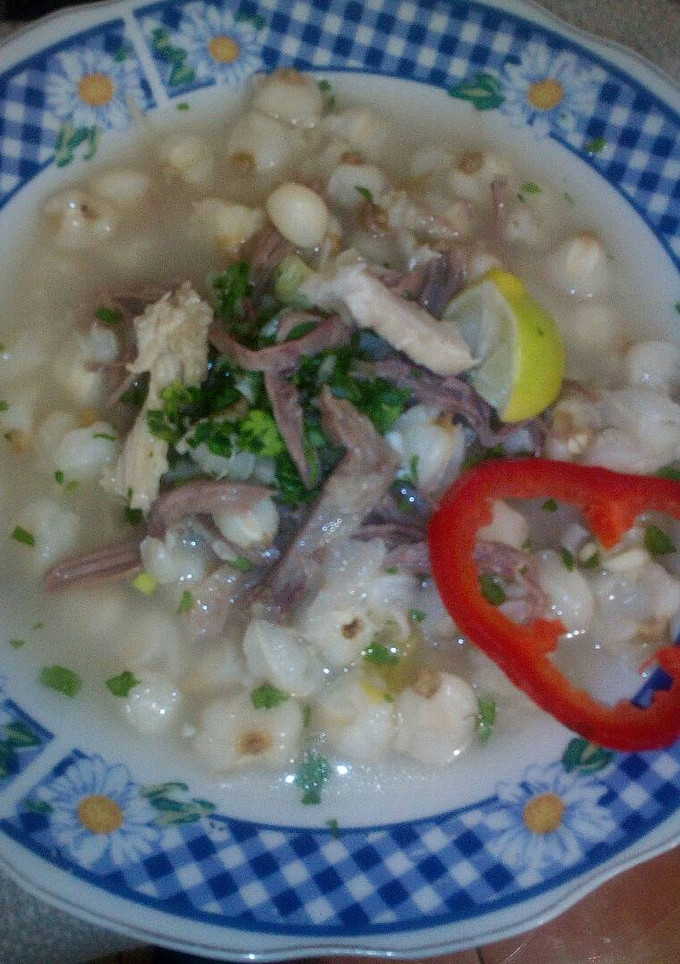 Una foto de Caldo de mondongo de mi tierra de Huancayo