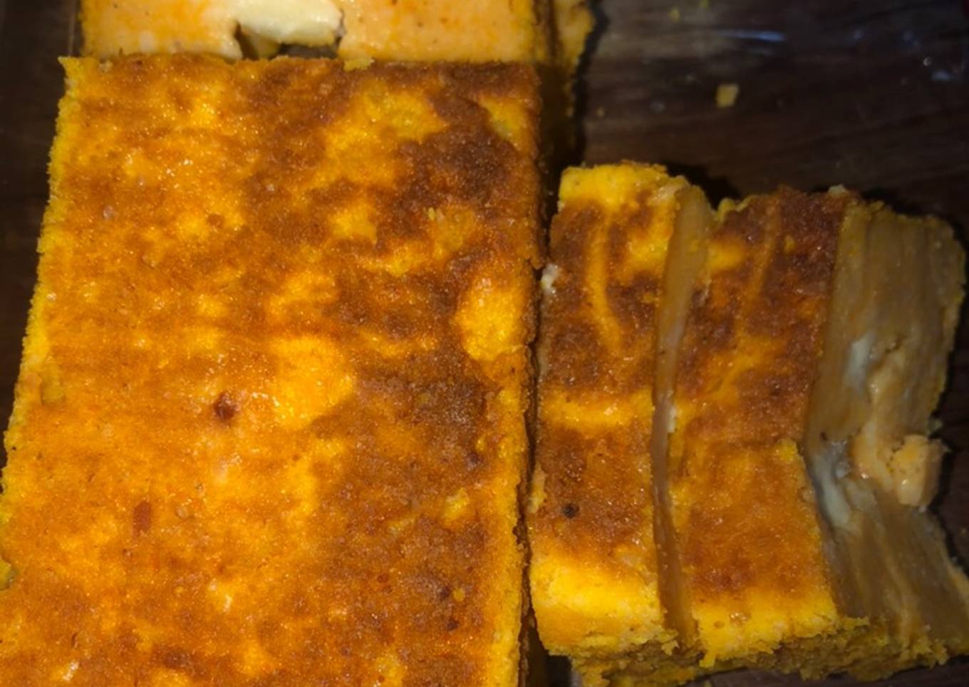 Budín de calabaza y queso cremoso😋