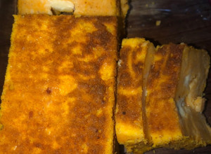 Una foto de Budín de calabaza y queso cremoso😋