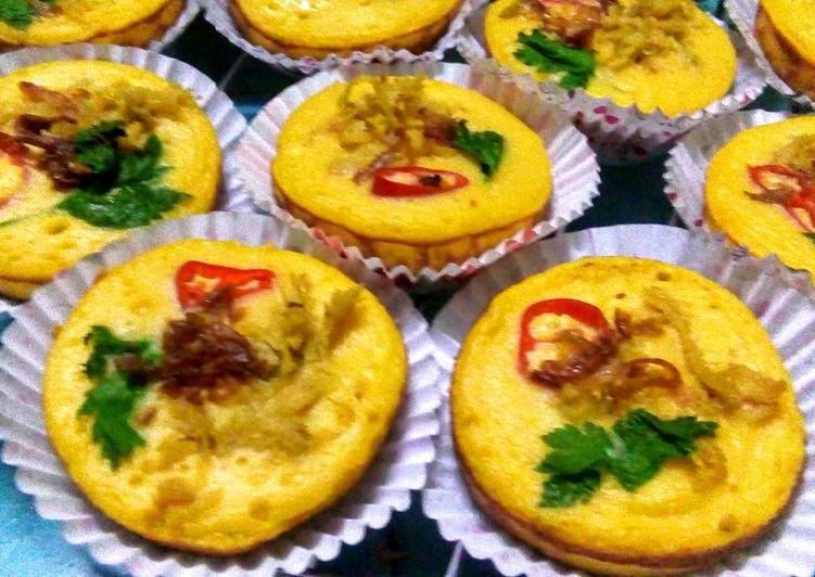 Kue Lumpur Ubi Topping Ayam