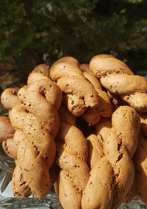 Φωτογραφία της συνταγής 🐣 Νηστίσιμα κουλουράκια με ταχίνι και τρούφα σοκολάτας 🐣