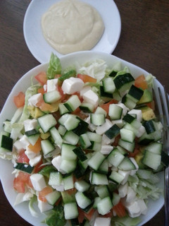 A picture of Japanese salad.