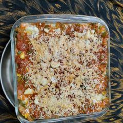 A picture of Bread lasagna.