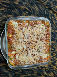 A picture of Bread lasagna.