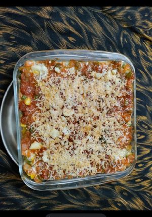 A picture of Bread lasagna.