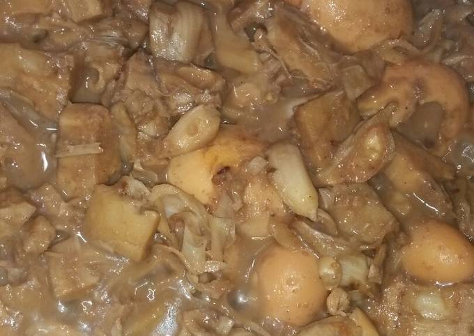 Ini dia! Cara  membuat Gudeg teh hitam sederhana dijamin nagih banget