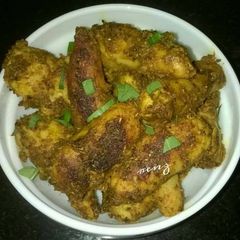 A picture of Chatpati Arbi Masala Fry.