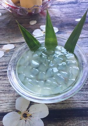 Hình của món Nha đam đường phèn giải nhiệt, thanh lọc cơ thể, đẹp da.