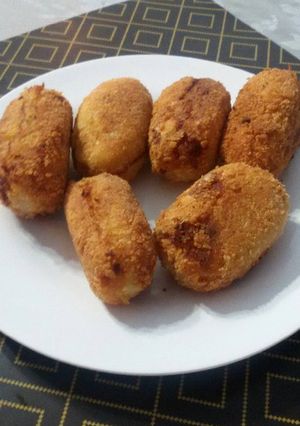 Foto resep keroket Kentang daging by my simple kitchen