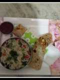 Paneer kathi roll