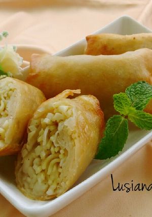 Foto resep Lumpia Goreng isi rebung+indomie
