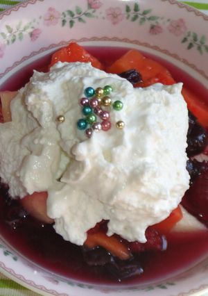 Foto principal de Frutas con queso fresco al aroma de cardamomo
