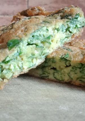 Foto resep Telur dadar bayam ala rm. Padang