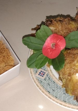 Foto resep Ayam Goreng Kremes Bumbu Kuning