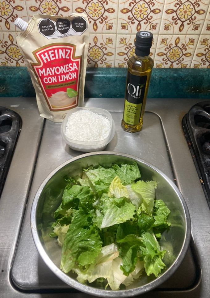 Una foto de Ensalada 🥗 @Jauregrill