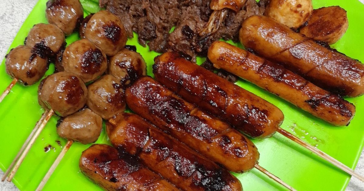 Sosis bakar saus barbeque