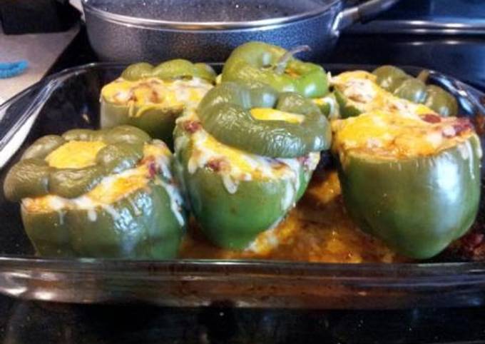 Recipe of Any-night-of-the-week Stuffed Green Bell Peppers - supertcc.com