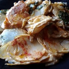 A picture of Stove top Scalloped Potatoes.