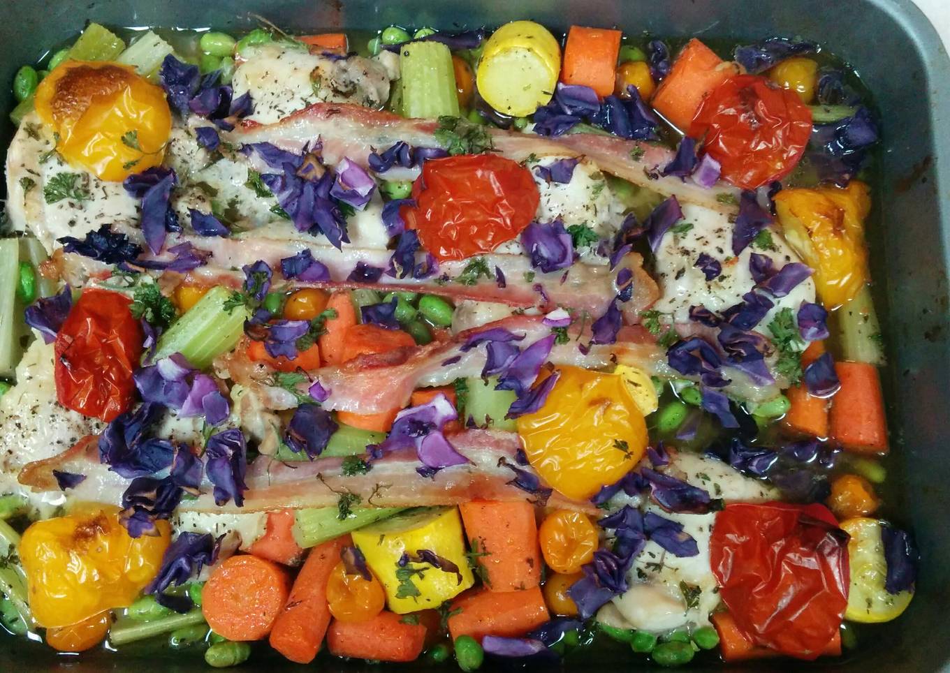 Colorful Chicken Roast