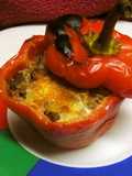 5-Minute Meat-Stuffed Bell Peppers