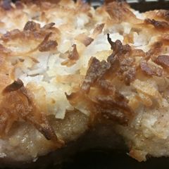 A picture of Coconut Crusted Pork Chops.