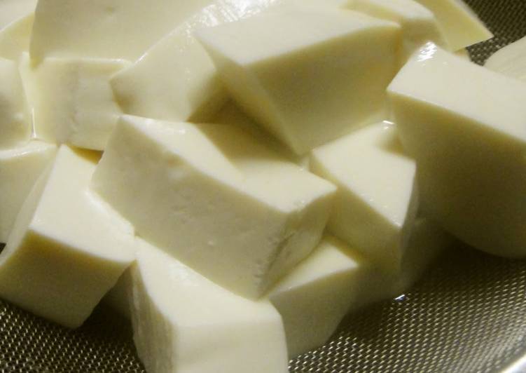 Recipe of Perfect From a Professional Chef: Prepare Silken Tofu for Mapo Doufu