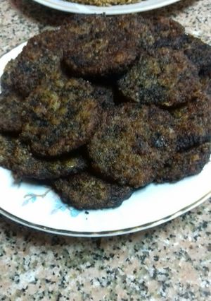 صورة لوصفة اقراص الجمبري بالأرز (كوبيبه)