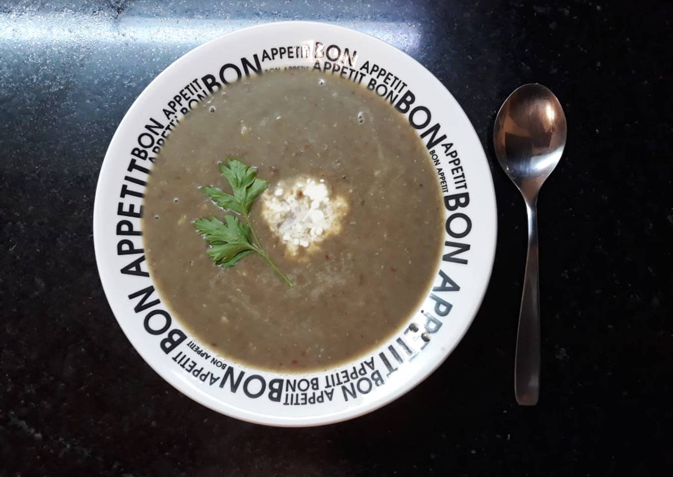 Sopa crema de lentejas 🥣