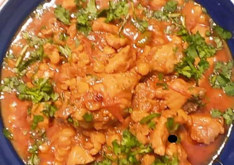 Recipe of Award-winning Chana daal with chicken