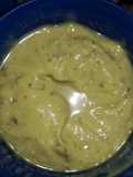 Crema de aguacate con punch