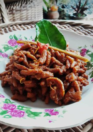 Foto resep Semur Usus Ayam Pedas