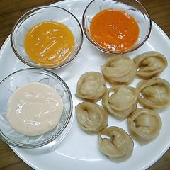 Veg momos A picture of Veg momos.