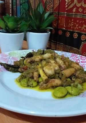 Foto resep Cumi Pete Sambal Hijau