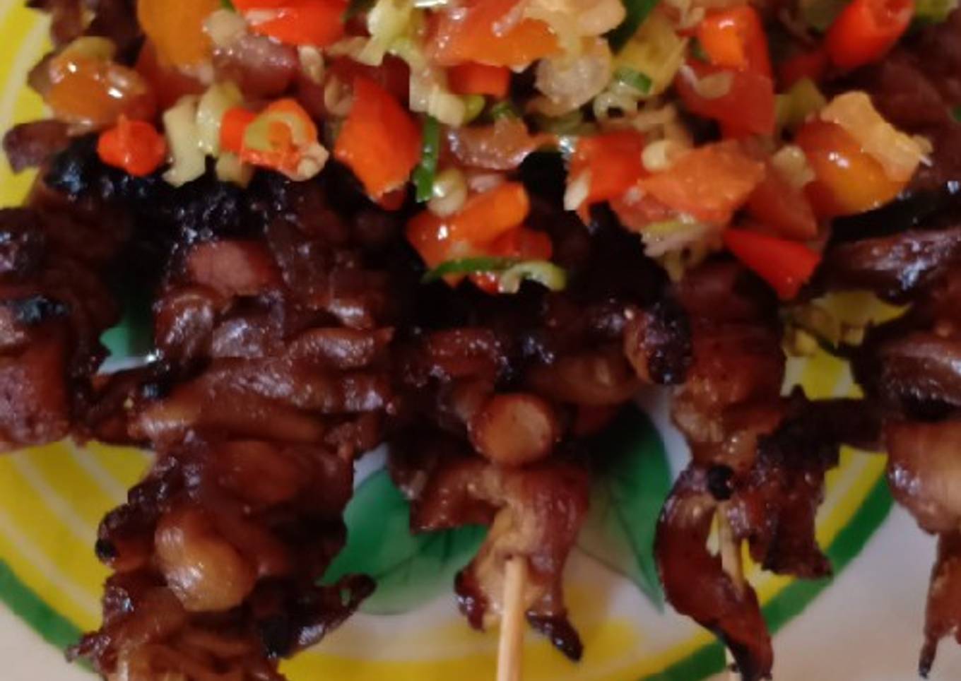 Sate jamur tiram vegan