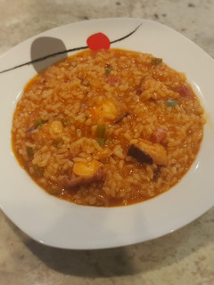 Una foto de Arroz con pulpo