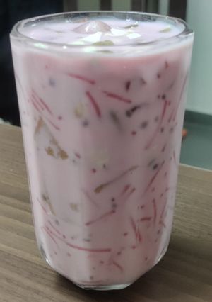 A picture of Rose instant falooda mix.