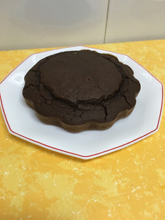 Una foto de Bizcocho fitness de avena y chocolate