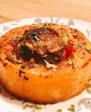 Bí Đỏ Nhồi Thịt Chiên