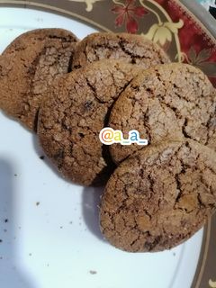 عکسی از دستور کوکی شکلاتی ترک دار