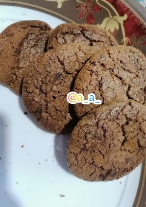 عکسی از دستور کوکی شکلاتی ترک دار
