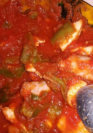 Una foto de Carne con tomate
