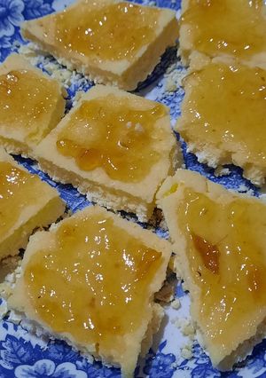 Una foto de Galles chatas de naranja y Maizena