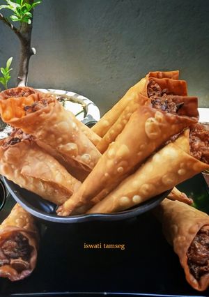 Foto resep Pangsit isi Pajeon (pancake korea)