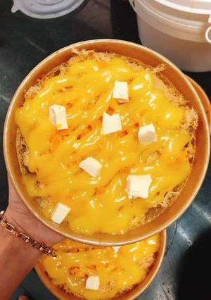Hình của món Bánh bông lan trứng muối.
