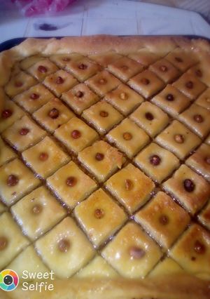 صورة لوصفة بقلاوة أم وليد