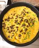 Trứng chiên thịt bằm