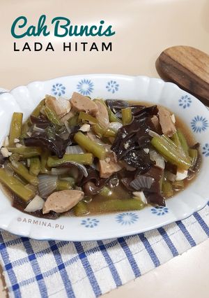 Foto resep Cah Buncis Lada Hitam