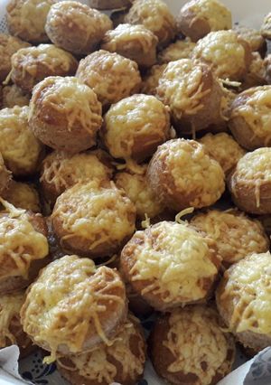 Teljes kiőrlésű sajtos pogácsa recept fotója